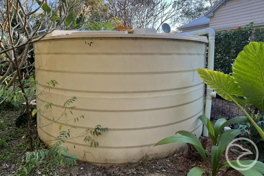 Stormwater detention system reducing runoff in residential estate