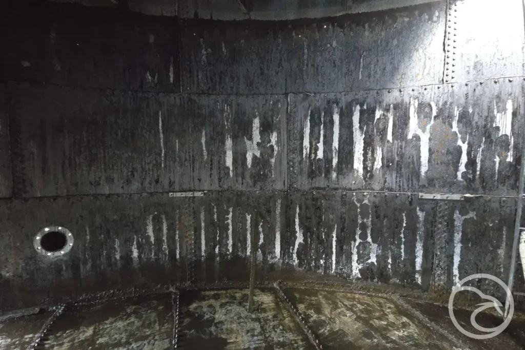 repair of damaged water tank panels and joints