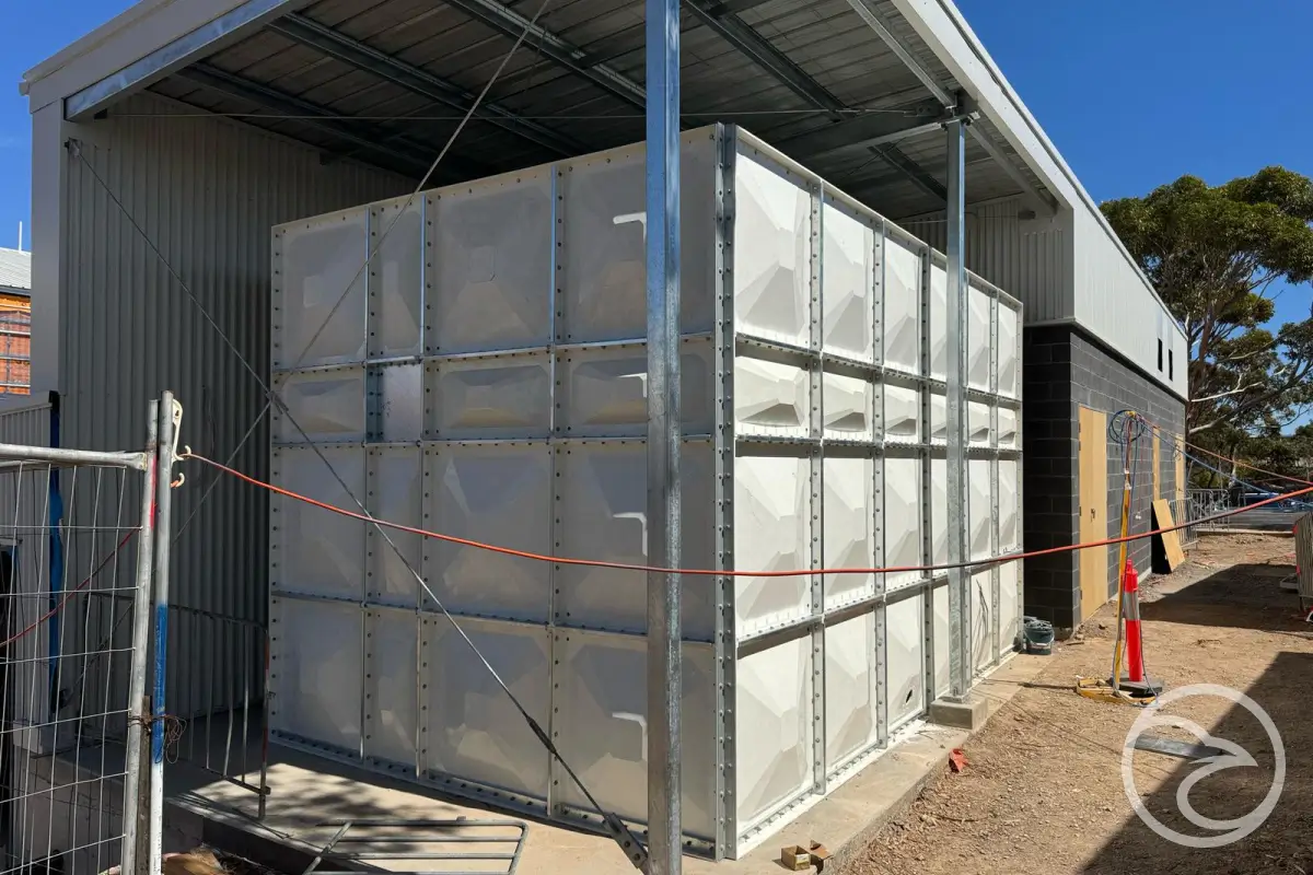 fiberglass water tank with corrosion resistance