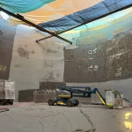 cleaning and sludge removal inside water tank