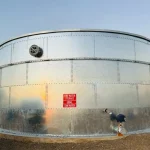 white rust on galvanised tank surface