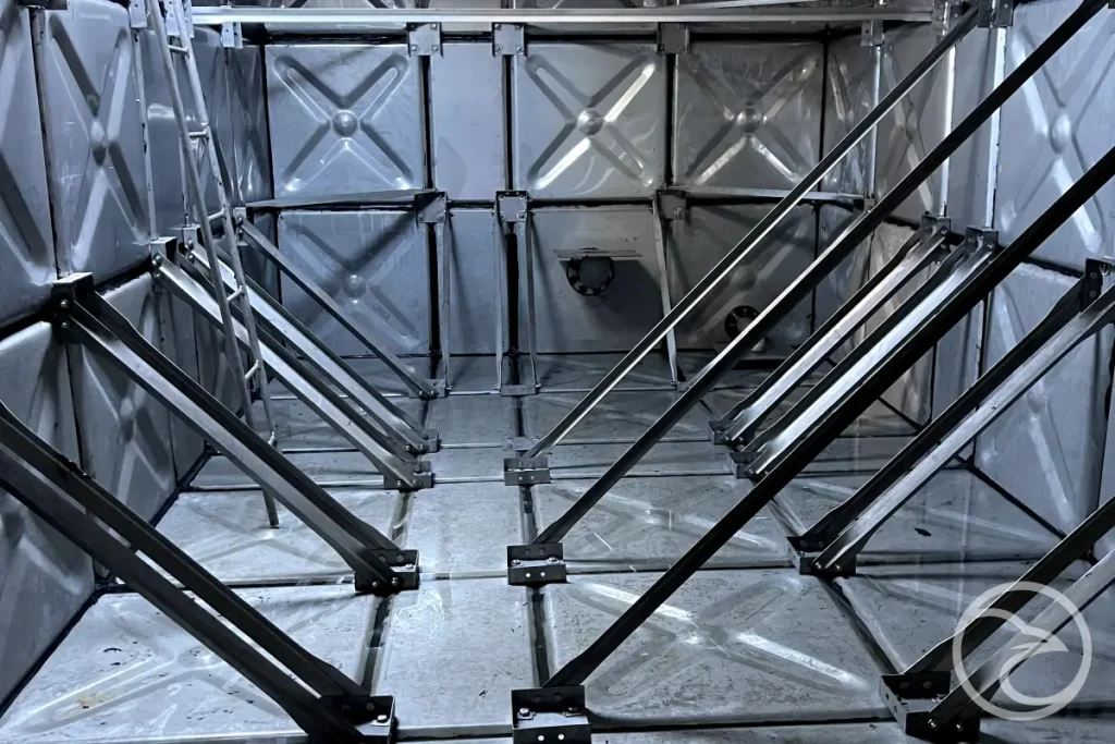 stainless steel tanks vs HDG panel tanks