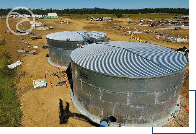 water tank project in Australia